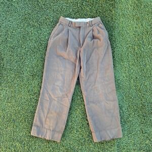 Vintage Arthur Chapnik Neiman Marcus High Waisted Trousers Women Size 6 Brown